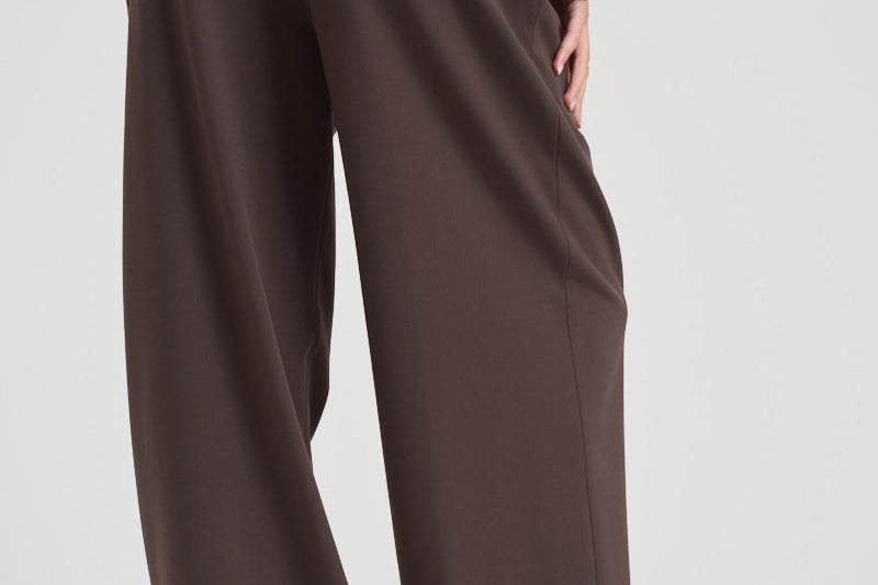 Pantalone sartoriale in lana donna GEM11S37 MORO NINE IN THE MORNING 