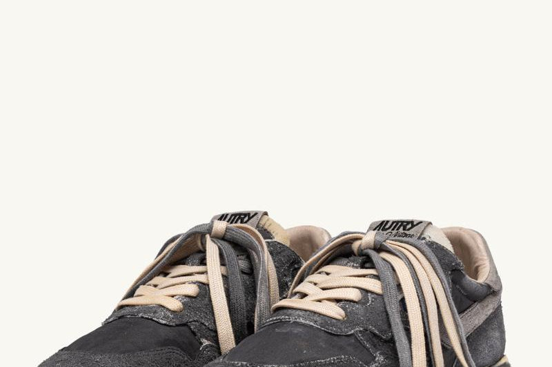 Sneakers uomo Reelwind low in suede grigio WVLM TN03 AUTRY 