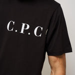 T-shirt uomo girocollo nera TS139A 999 CP COMPANY 