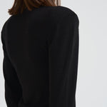 Abito donna lungo con spacco nero D550909 LIME013NERO P.a.r.o.s.h. 