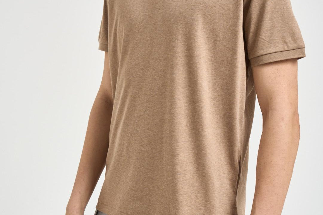 Polo uomo cammello 710704319 115 RALPH LAUREN 