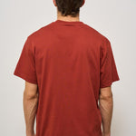 T-shirt uomo girocollo mattone TH7318 AFS LACOSTE 