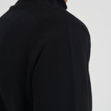 Maglia uomo con zip nera 5100062 S00A1V0029 STONE ISLAND 