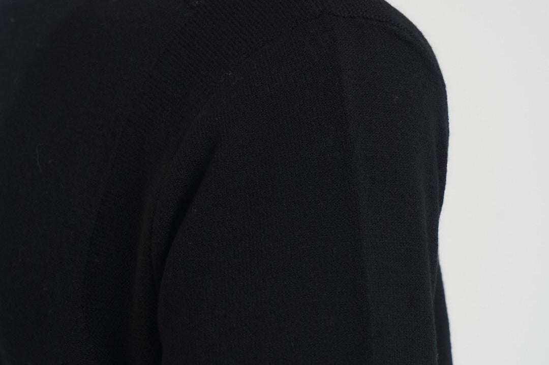 Maglia uomo con zip nera 5100062 S00A1V0029 STONE ISLAND 