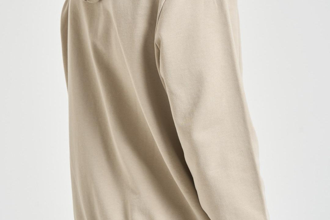 Felpa uomo beige con cappuccio 710916692 019 RALPH LAUREN 