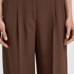 Pantalone donna palazzo marrone 173899 D8029641 INCOTEX 