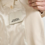 Blazer donna monopetto avorio VE0645FA D1F02I23EC ISABEL MARANT 