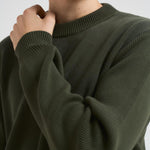 Maglia uomo girocollo verde GMP00841 P00197235674 GOLDEN GOOSE 