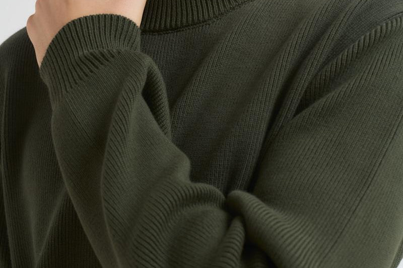 Maglia uomo girocollo verde GMP00841 P00197235674 GOLDEN GOOSE 
