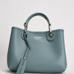 Borsa a mano donna in pelle celeste EW000361 AF12103M9110 EMPORIO ARMANI 
