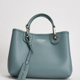 Borsa a mano donna in pelle celeste EW000361 AF12103M9110 EMPORIO ARMANI 