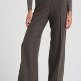 Pantalone donna a palazzo Powo tortora D231491 POWO024CASTAGNA P.a.r.o.s.h. 