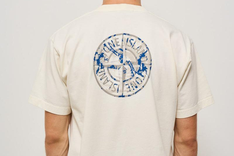 T-shirt uomo girocollo avorio 21002RC S0153V0093 STONE ISLAND 