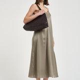 Abito donna lungo verde oliva BAILAR OLIVEGREEN IRO 