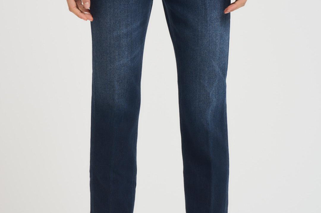 Jeans donna Koons in denim scuro DP268 DF0310800 DONDUP 