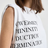 T-shirt donna bianca con scritte MA70P 270 ELISABETTA FRANCHI 