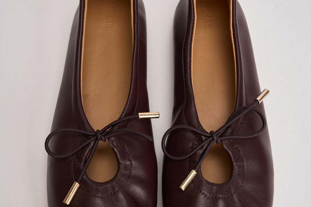 Ballerina donna Rosalind flats moro S100303 02 ALOHAS 