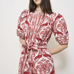 Tuta donna fantasia rossa 332114 TROPICAL FARM RIO GLOBAL 