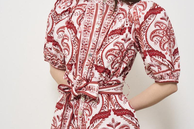 Tuta donna fantasia rossa 332114 TROPICAL FARM RIO GLOBAL 