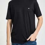 T-shirt uomo nera a maniche corte EM004592 AF13747UC001 EMPORIO ARMANI 