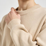 Maglia uomo girocollo avorio GMP00841 P00197255550 GOLDEN GOOSE 