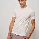T-shirt uomo girocollo bianca AU1330C 1003 ALPHA STUDIO 