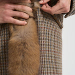 Cappotto donna lungo pied de poule multicolor S1142 2257227 BAZAR DELUXE 