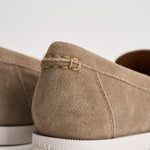 Mocassino uomo in suede beige 803932196 001 RALPH LAUREN 