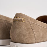 Mocassino uomo in suede beige 803932196 001 RALPH LAUREN 