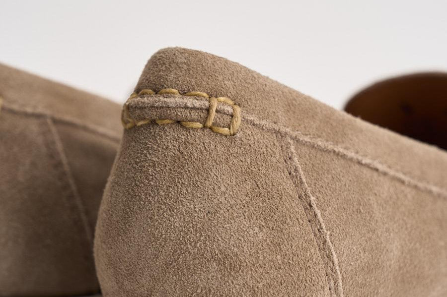 Mocassino uomo in suede beige 803932196 001 RALPH LAUREN 