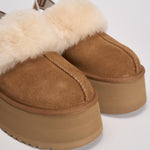 Ciabatta donna Funkette chestnut 1113474 CHESTNUT UGG 