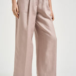 Pantalone donna Rubino con pinces rosa antico RU35 ANTICO NINE IN THE MORNING 