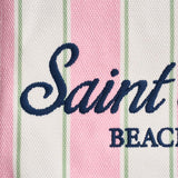 Borsa donna Vanity a righe rosa e bianca VANITY 02598L MC2 SAINT BARTH 