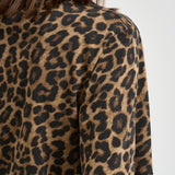 T-shirt donna girocollo Avi animalier 11154 MTL59BLACKBROWN ANINE BING 