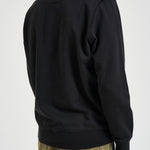 Felpa uomo girocollo nera 6100060 S0051V0029 STONE ISLAND 