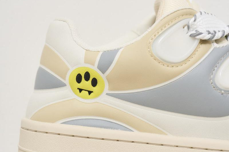 Sneakers donna Olli beige e bianche ASN172. 002/44 BARROW 