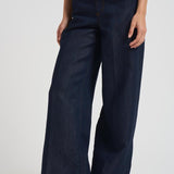 Jeans palazzo in denim donna LPE10V86 BLU NINE IN THE MORNING 