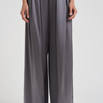 Pantaloni a palazzo donna 325FW3703S SMOKE GRAY DANAME 
