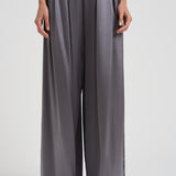 Pantaloni a palazzo donna 325FW3703S SMOKE GRAY DANAME 