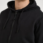 Felpa uomo con zip nera 6100061 S0051V0029 STONE ISLAND 