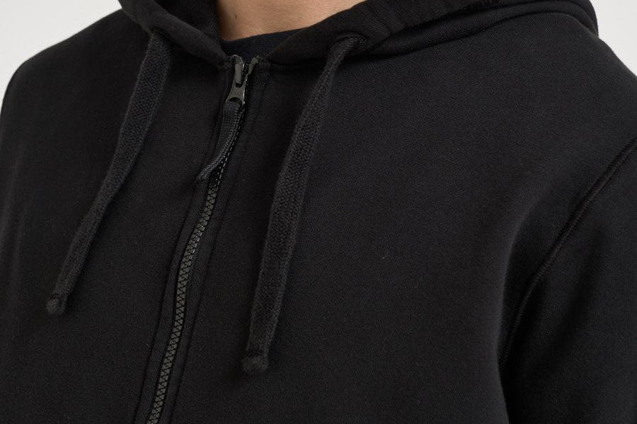 Felpa uomo con zip nera 6100061 S0051V0029 STONE ISLAND 
