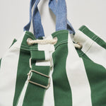Borsa uomo a righe verde TRAVELBAG STRIPESPOPV51 MC2 SAINT BARTH 