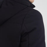 Piumino con cappuccio blu scuro F09MUCX581 18589 MONTECORE 