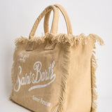 Borsa donna Vanity con frange sabbia VANITY 00102L MC2 SAINT BARTH 