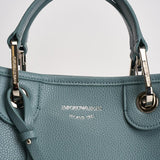 Borsa a mano donna in pelle celeste EW000361 AF12103M9110 EMPORIO ARMANI 