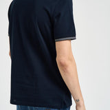 Polo uomo blu e bianca EM005842 AF12955UB118 EMPORIO ARMANI 