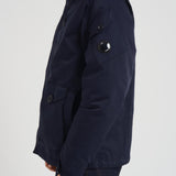 Piumino uomo cappuccio blu notte 19CMW189A 11089G888 C.P. COMPANY 