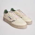 Sneakers uomo Medalist Low bianca e verde salvia AULM NE16 AUTRY 