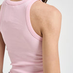 Top donna a costine rosa ADA VINTAGE 08653L MC2 SAINT BARTH 