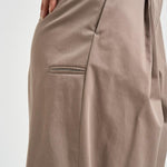 Pantalone donna palazzo sartoriale tortora A04638 01037149 PESERICO 